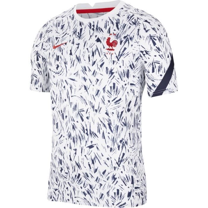 Maillot Nike France Pre-match blanc homme