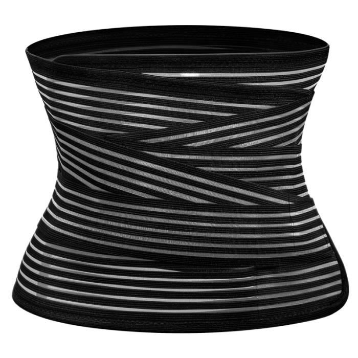 Ceinture de taille respirante réglable noire pour femmes SAC DE FORCE - VESTE LESTEE