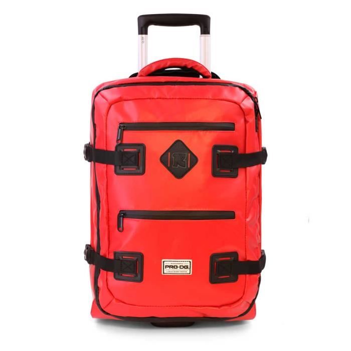 Valise cabine trolley PRO-DG 49,5 cm rouge