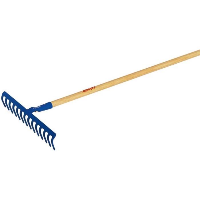 REVEX - Râteau forgé 14 dents courbes emmanché 150 cm