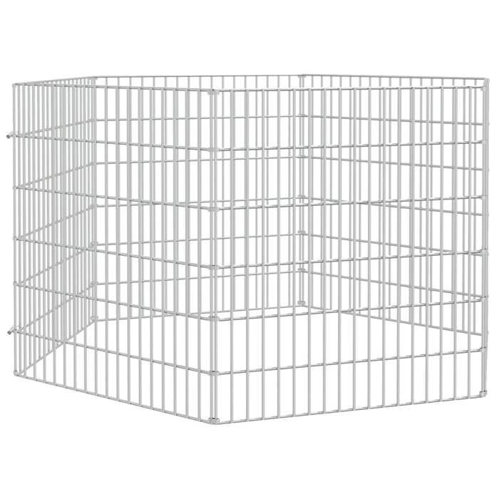 Enclos pour animaux - VENTE-FLASH - en liberté 6 panneaux 54x60cm fer galvanisé - Pour rongeurs @14098163
