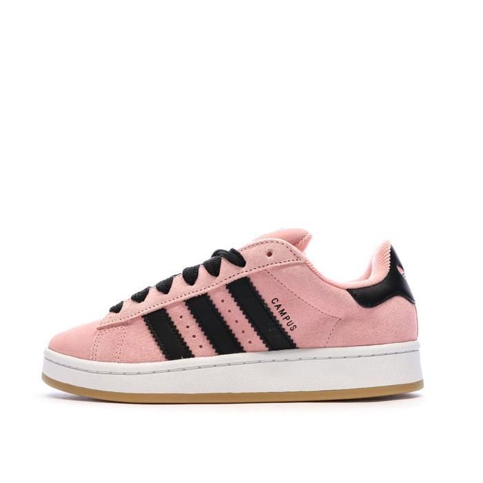 Campus Baskets Rose/Noir Femme Adidas