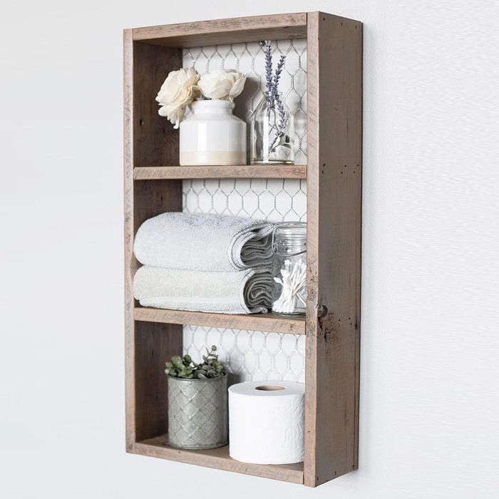 Étagère Torraca Dmora en bois naturel marron 30x9x60h cm Étagère Torraca Dmora en bois naturel marron 30x9x60h cm