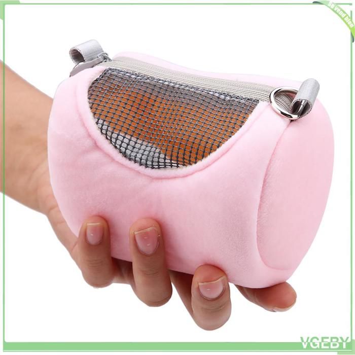 Sac de transport pour animaux de compagnie - FAFEICY - Mini cylindrique - Polyester - Pour petits rongeurs - Bretelles bandoulière