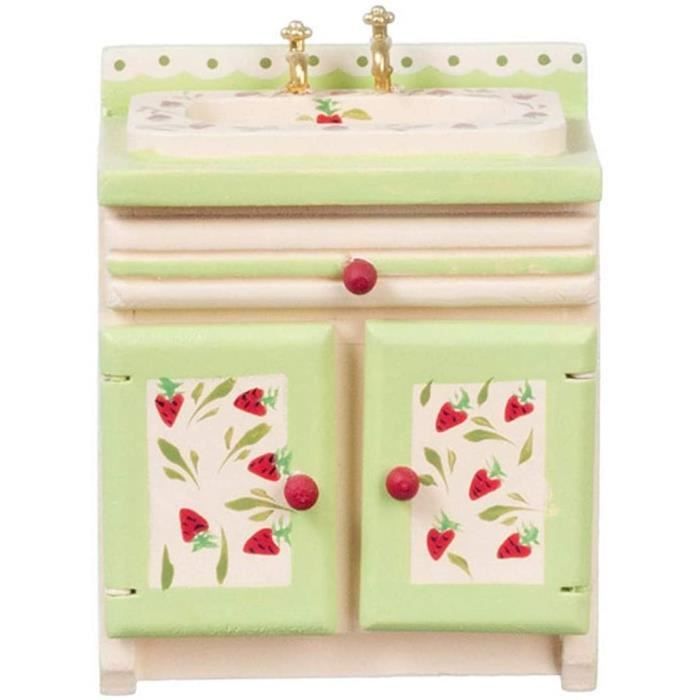 Maison De Poupées Acajou 6 Pièces Salle à Manger Set Meubles Miniatures 112 Echelle Set