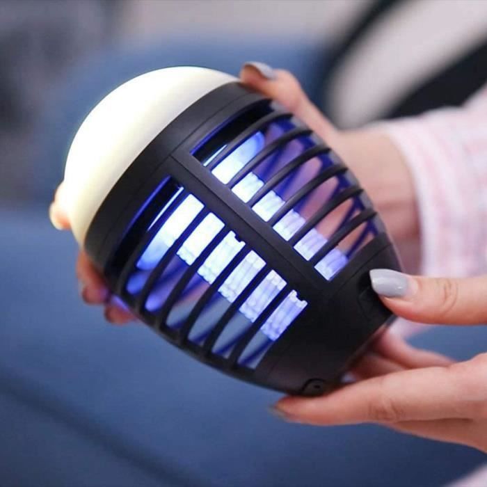 étanche Moustique Tueur Lampe USB Charge électrique Insertion piège Lanterne lumière extérieure Anti-Moustique Lampe en Plasti[958]