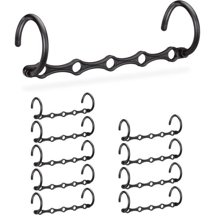 50 Pièces Crochet de Connexion de Cintre (Rose), Mini Cintres en Cascade Organisateur pour la Penderie Super pour un gain de place dans son dressing | Leroy Merlin