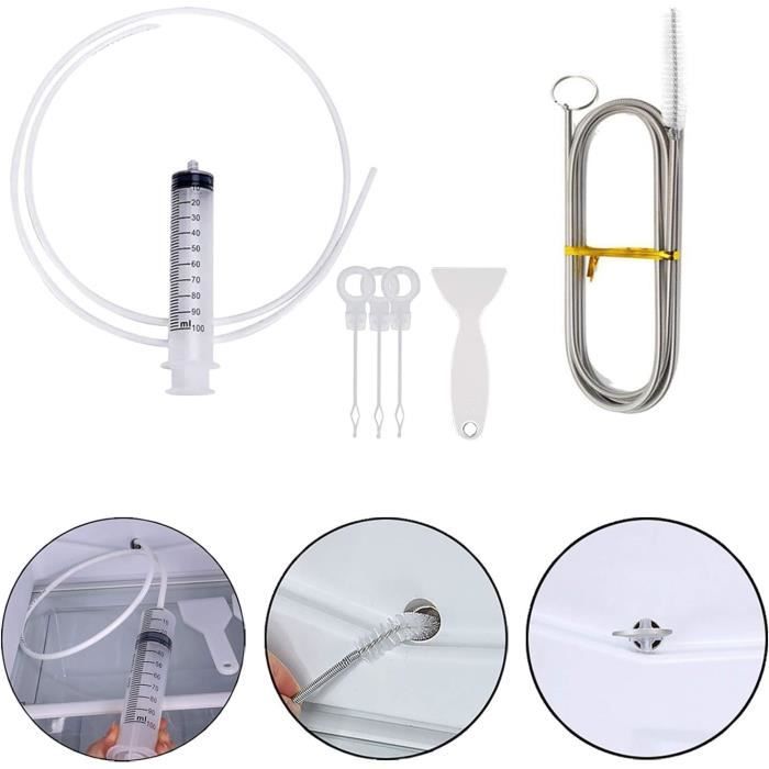 Kit Nettoyage Réfrigérateur 11 Pièces - Seringues, Brosses Et Outils Pour Dégivrage Et Décrassage