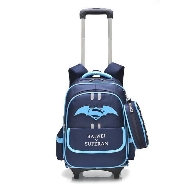 Valise Cabine Trolley Bag Femme Homme Cadeaux Rentr/ée Scolaire Sac /à Dos avec roulettes Cartable Roulette Bagages Cabine Voyage Ecole Sac Garcon Fille Sport