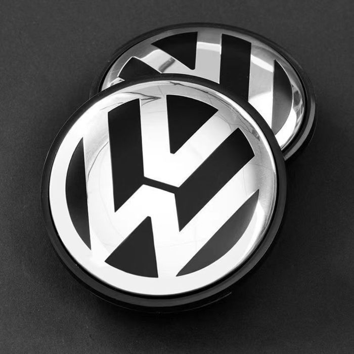 4x Cache Moyeux de jante VW 56mm Centre de roue VW Cabochon de Jantes  1S0601171