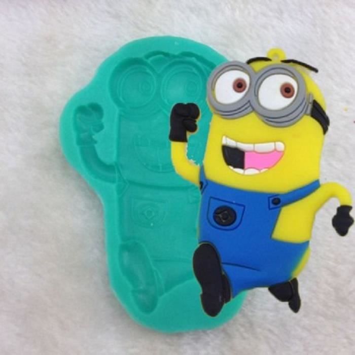 Moule Silicone Les Minions Minions Court Pate A Sucre Fimo Gateau Patisserie Savon Chocolat Cdiscount Maison