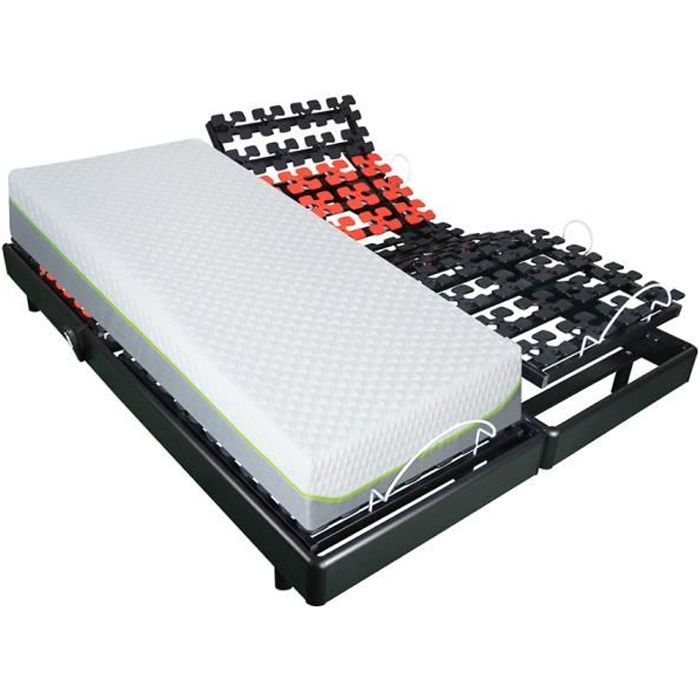 sommier medical 140 x 190 electrique cdiscount