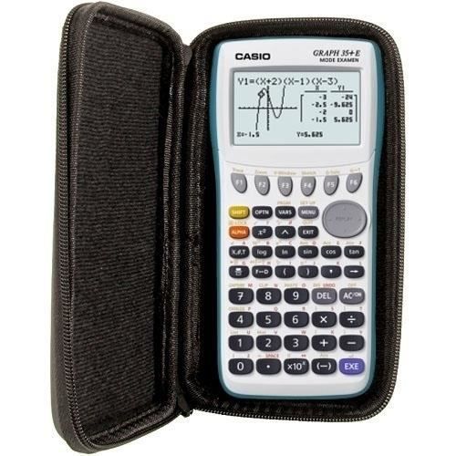 Housse De Protection Robuste Pour Casio Graph 35 - Fermeture Éclair Et Intérieur Doux