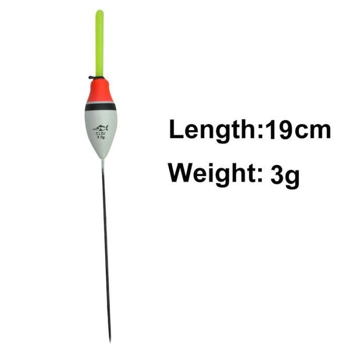 Kit De 10 Flotteurs De Pêche Avec Plombs - Tailles 0.5g à 5g, Couleurs Vives, Idéal Truite, Perche, Rivières Et Lacs
