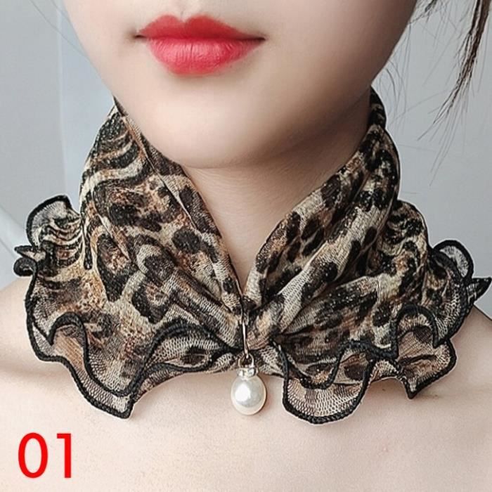 Foulard Bohème à Volants Fait Main - Rose Pêche Et Rouge - Sashay - Neuf