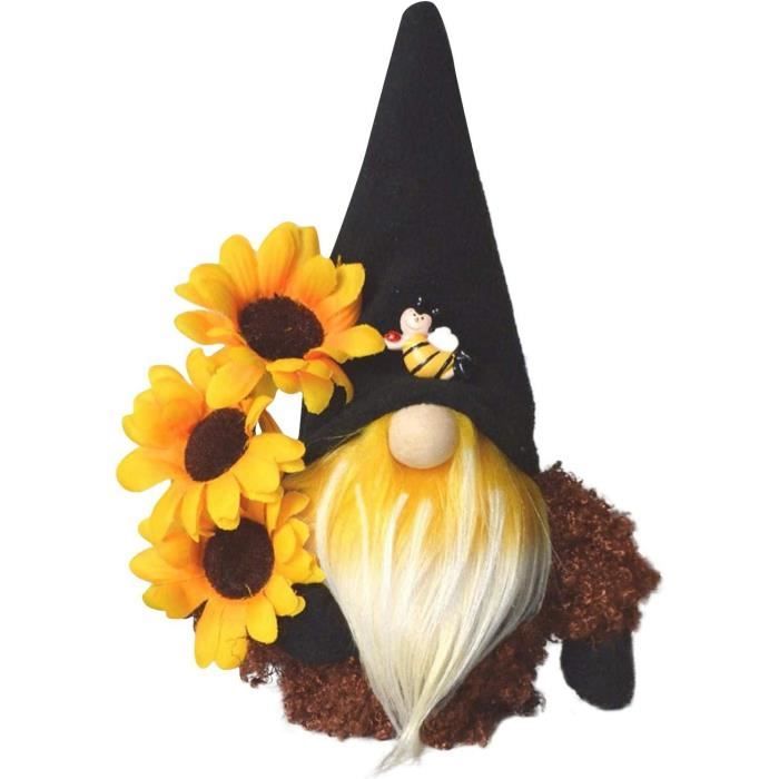 Ehuihuan Statue Oiseau Métal Jardin – Décoration Extérieure Oiseau Sur Fleur, Ornement Artisanat Multicolore 16x15 Cm