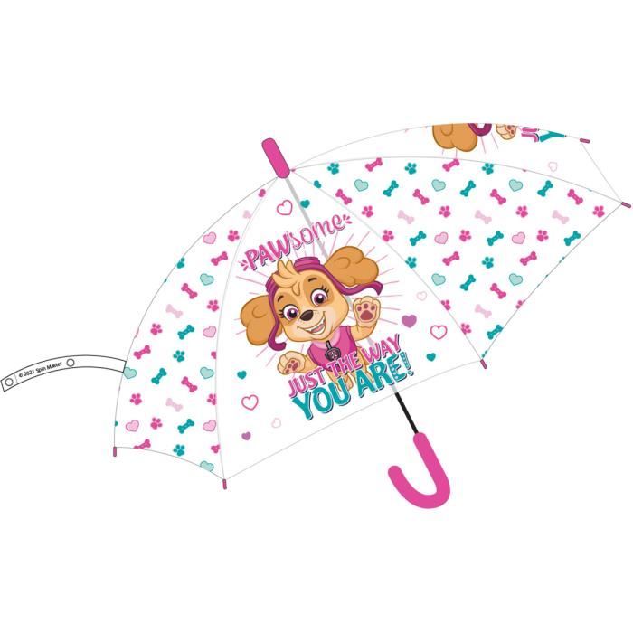 Chanos Parapluie Pat' Patrouille Skye Pour Enfant Fille - Rose Bonbon, Taille S