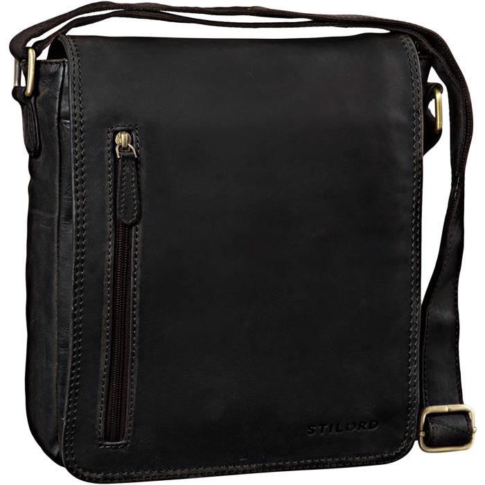 Sacoche Messager En Cuir Piquadro Pour Homme - Occasion Très Bon état, Style Classique Italien