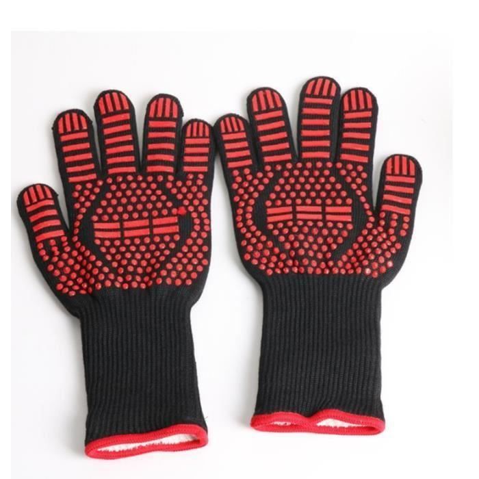 SPD cuisine gants résistant à la chaleur 932 ° F Extrême Chaleur élevée BBQ GRILL four gant