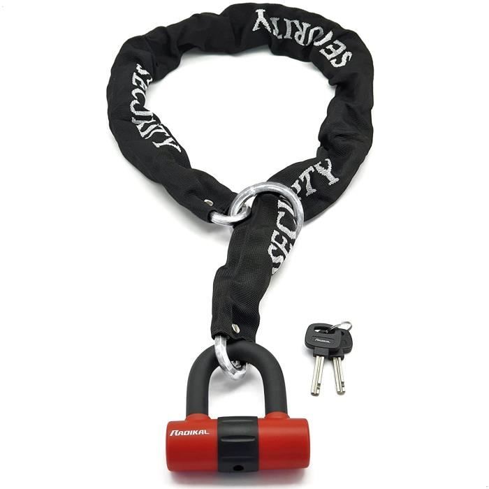 Serrure Antivol Pour Casque Moto - 2 Pièces Pour Guidon 22-25mm - Clés Identiques - Protection Contre Le Vol