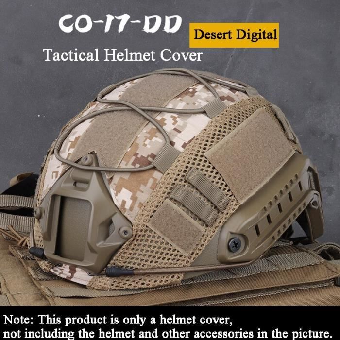 PCA - Housse De Casque Tactique Multicam Pour Airsoft Rapide Et
