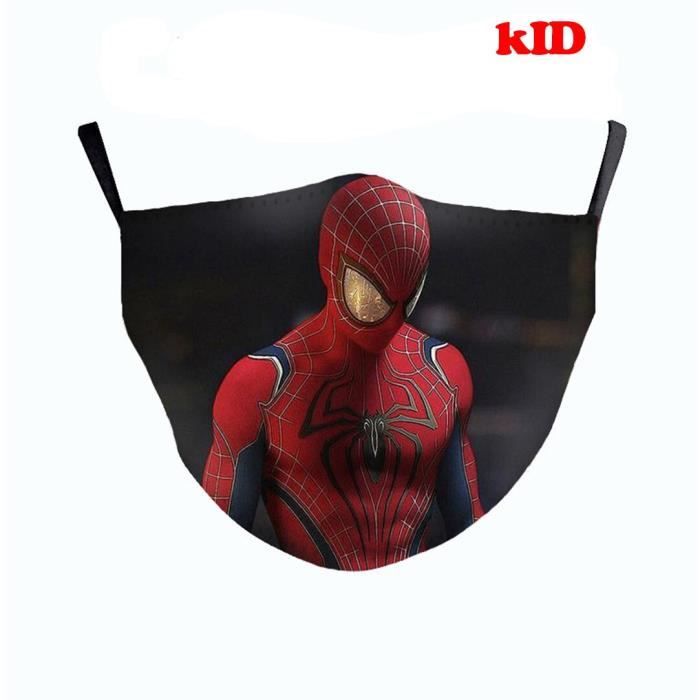 Masque Spider-Man 3D Simyron - Déguisement Cosplay Enfant Adulte - Casque Héros Pour Halloween Et Carnaval