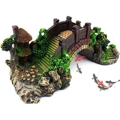 Tronc D'arbre D'aquarium - VGEBY - Résine écologique - 16cm