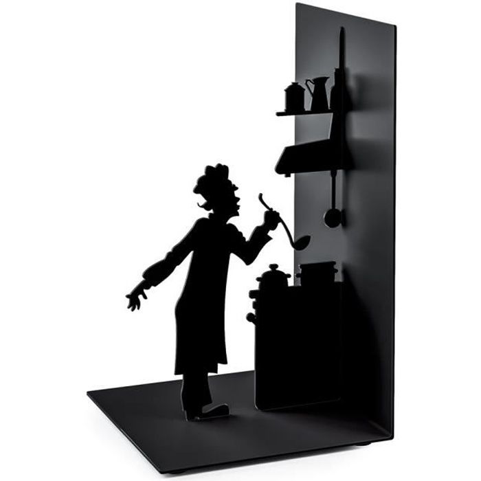 Serre-Livres Le Chef Balvi En Métal - Design Cuisine Pour Livres Et Déco