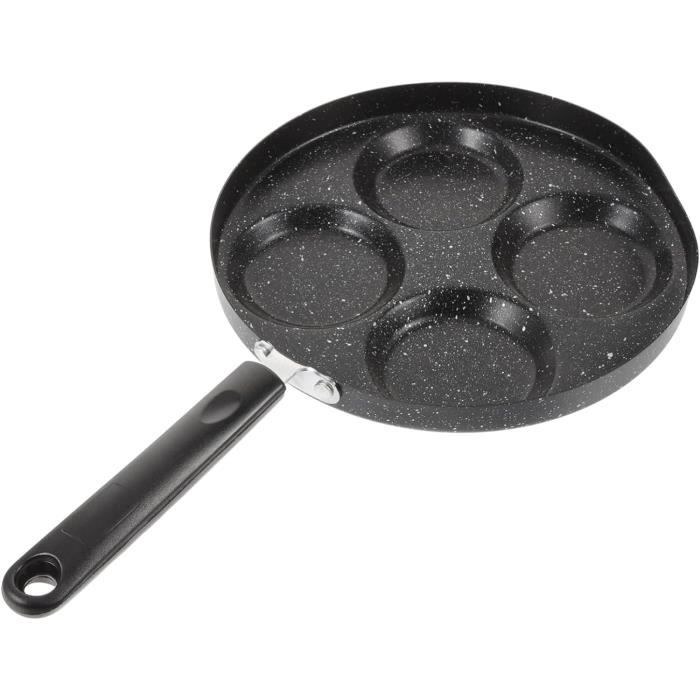 Lot De 2 Mini Poêles à Frire Antiadhésives - Pour œufs, Crêpes, Petites Portions, Compatible Induction/gaz, Revêtement Antiadhésif - 1