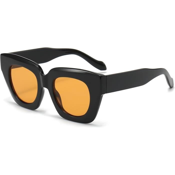 Lunettes De Soleil SojoS Femme - Forme œil De Chat Rétro, Verres UV400, Cadre PC Et Métal, Couleur Variée