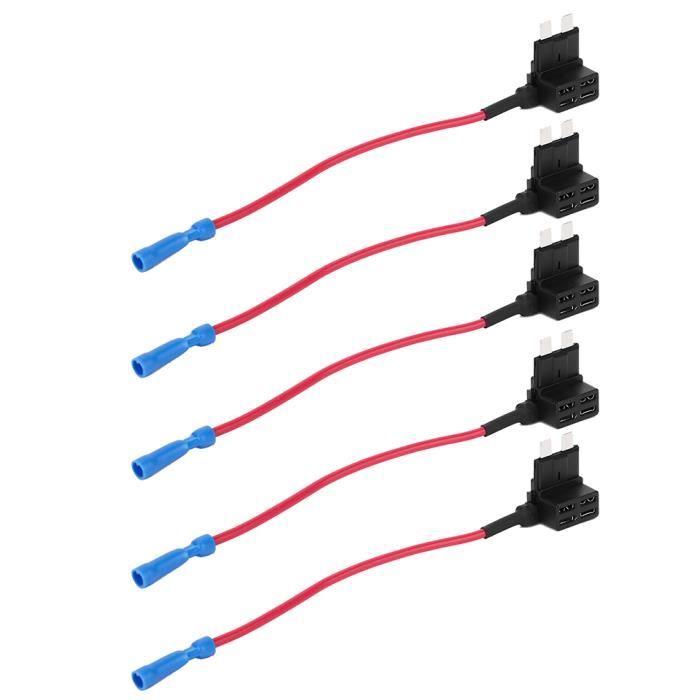 VOBOR Porta Fusibili 12 volt con Relè,Scatola Fusibili 4 Vie,Impermeabile Scatola Portafusibili 12v con Indicatore LED,Universale per Camion Auto Camper RV EV
