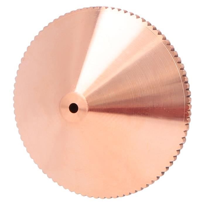 Buse Laser Fibre Simple Couche Chromée M11 - Diamètre 28mm, Pour Tête Laser (Cloudray)