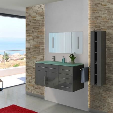 Dis945gt Meuble Salle De Bain Gris Taupe Achat Vente Meuble