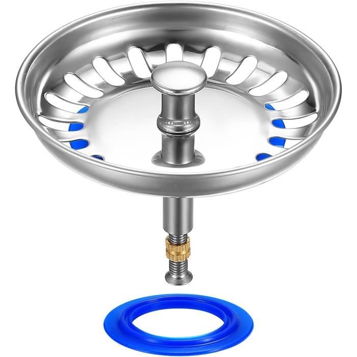 Bouchon Baignoire Universel 72mm Pour Douche Bain - Étanche En Laiton Chromé