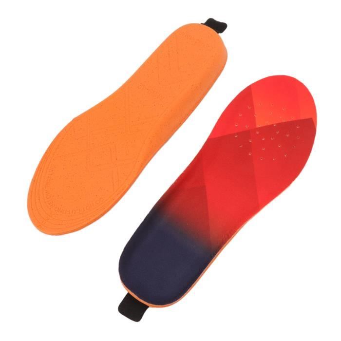 Semelles Chauffantes Rechargeables - 3 Températures, Télécommande - Taille Ajustable 41-45 - Pour Ski, Randonnée, Travail En Extérieur