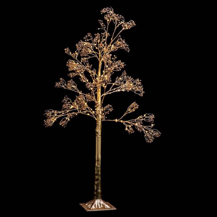 Pancarte En Bois Rouge Blanc Enneigé Feeric Lights Christmas - Décoration Noël 120 Cm