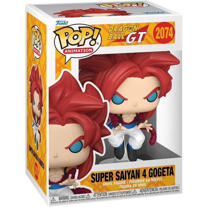 Figurine Funko Pop Animation Dragon Ball GT SS4 Gogeta with Chase Modèle aléatoire - vue 1