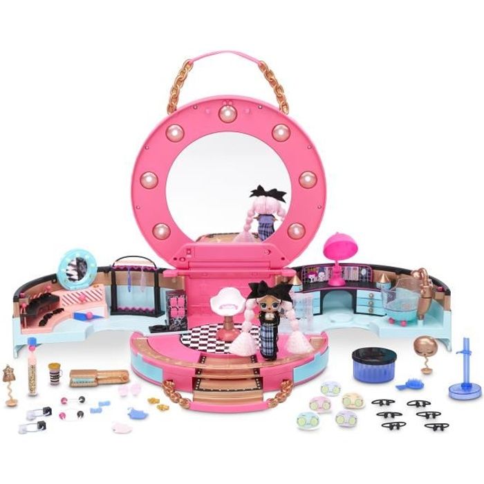 L.O.L. Surprise OMG Coffret Salon de Coiffure Enfant Interieur Poupee A partir de 3 ans Cdiscount Jeux Jouets