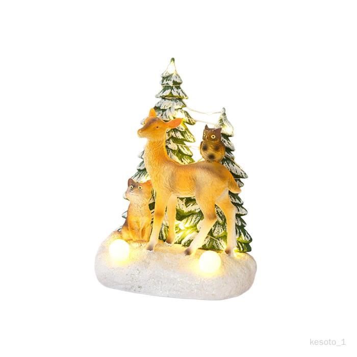 GIL Lot De 9 Crèches De Noël En Résine De 38,7 Cm De Long