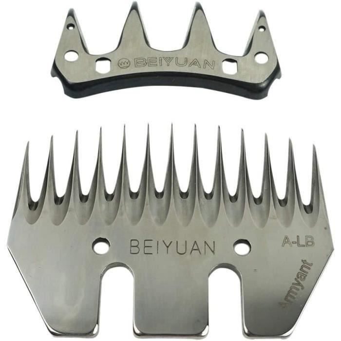 Comparer les prix de DT08706-Ciseaux à mouton 13 dents Lame électrique Beiyuan Ciseaux à moutons Peigne et Cutter – Remplacement pour tondeuse moutonalp
