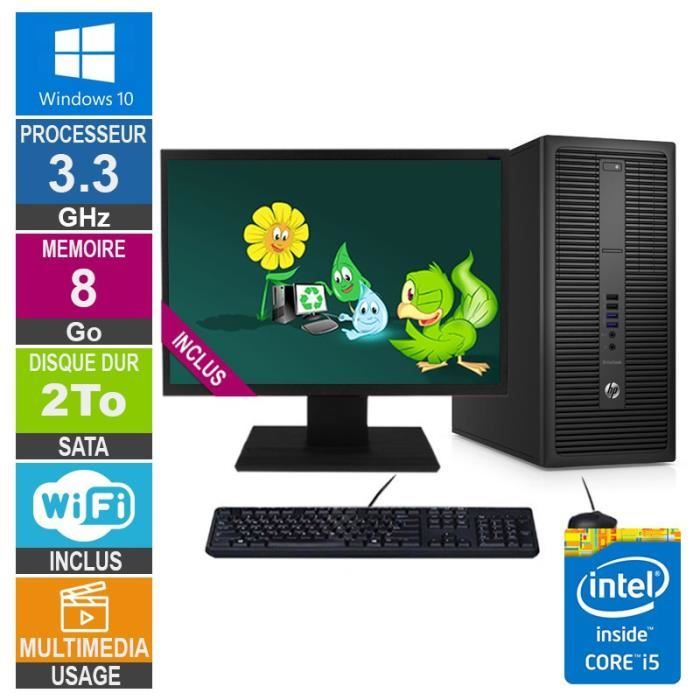 PC Reconditionné HP Pro 4300 SFF – Intel Core I7-3770, 16 Go RAM, 500 Go HDD, Windows 10 – Très Bon état