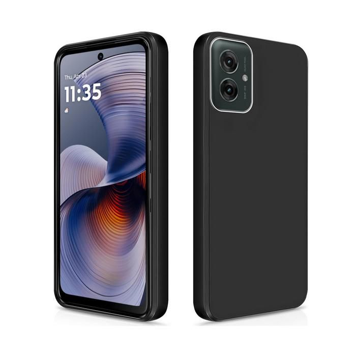 RonRun Coque Pour Motorola Moto G22, 360° Transparente étui Antichoc Housse Integrale Transparent Silicone Bumper Avec Protecteur D'Écran Intégré Case - Bleu Clair