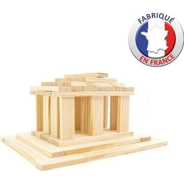 Jeu de construction en bois JEUJURA TECAP 200 planchettes Mixte A partir de
