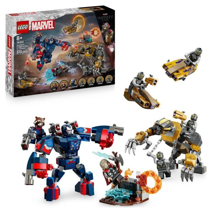 LEGO® Super Heroes 76322 Avengers : Endgame Thor contre Chitauri - vue 3