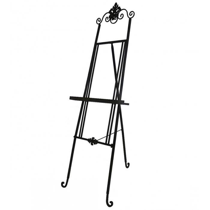 Grand Chevalet De Peinture Ou Pupitre A Partitions Reglable En Fer Noir Patine Gris 61x94x170cm Achat Vente Chevalet De Table Cdiscount
