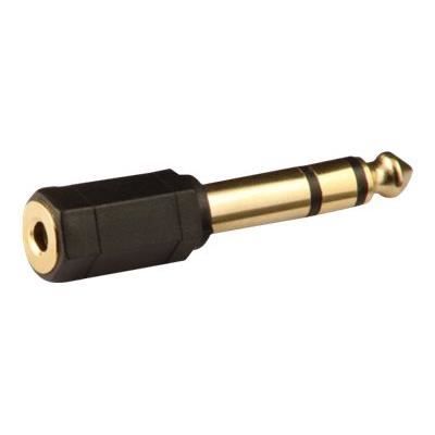 Remplacement 6.3mm 3.5mm mono stéréo métal plaqué or jack rca connecteur