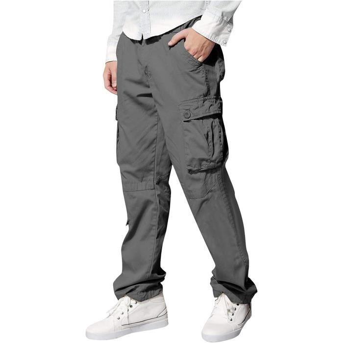 pantalon pantalon cargo homme décontracté ample classique pantalon de travail homme ete lâche sport jogging running  dea