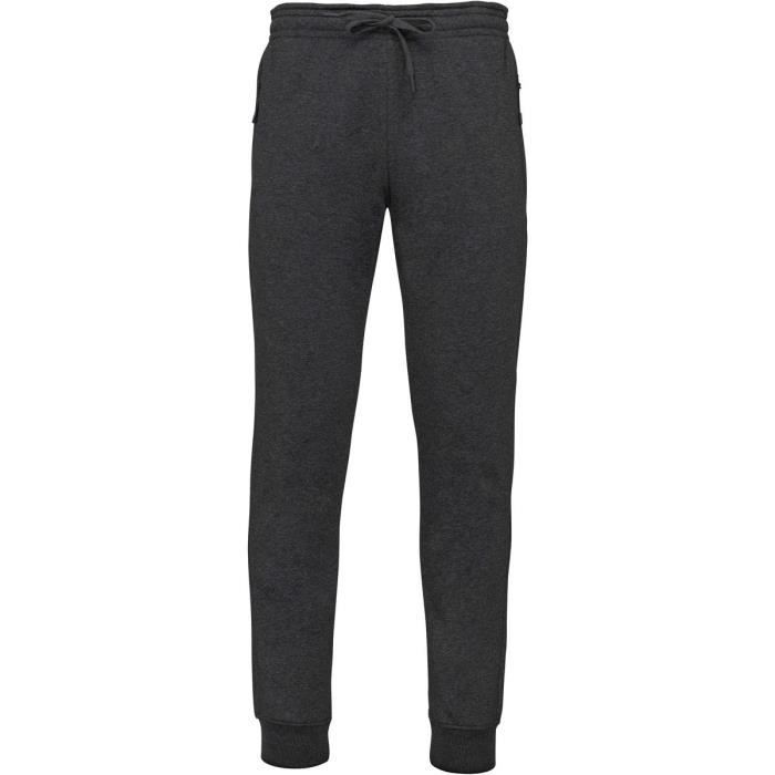 Pantalon de jogging mixte gris - PA1012 - pour sport et cocooning Pantalon de jogging mixte gris - PA1012 - pour sport et cocooning