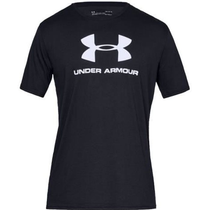 Under Armour Sportstyle Logo Tee 1329590-001 t-shirt pour homme Noir