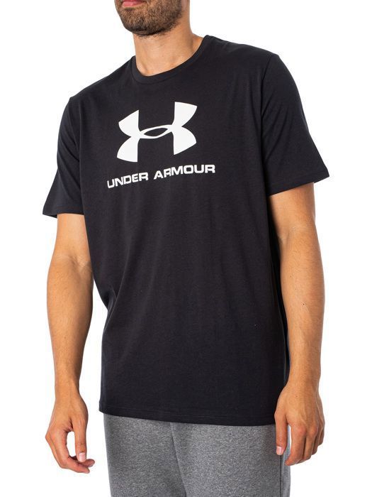 Under Armour Sportstyle Logo Tee 1329590-001 t-shirt pour homme Noir